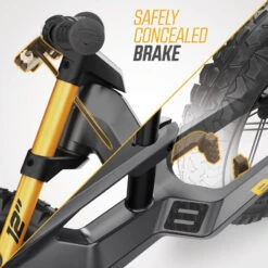 BERG Biky Cross Gris 12 Inch Vélo Enfant Draisienne Avec Frein à Mains -Outdoor Série Magasin berg biky cross gris 12 inch velo enfant draisienne avec frein a mains 2