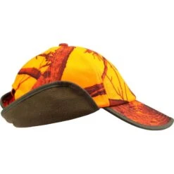 CASQUETTE CHASSE A RABAT CAMOUFLAGE ORANGE -Outdoor Série Magasin casquette chasse a rabat camouflage orange 3