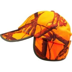 CASQUETTE CHASSE A RABAT CAMOUFLAGE ORANGE -Outdoor Série Magasin casquette chasse a rabat camouflage orange 6