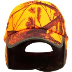 CASQUETTE CHASSE A RABAT CAMOUFLAGE ORANGE -Outdoor Série Magasin casquette chasse a rabat camouflage orange 8
