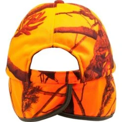 CASQUETTE CHASSE A RABAT CAMOUFLAGE ORANGE -Outdoor Série Magasin casquette chasse a rabat camouflage orange 9