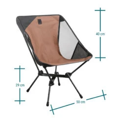 Quechua CHAISE BASSE PLIANTE DE CAMPING MH500 MARRON -Outdoor Série Magasin chaise basse pliante de camping mh500 marron 3