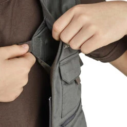 Gilet De Pêche Junior - FV 100 S Kaki -Outdoor Série Magasin gilet de peche junior fv 100 s kaki 4