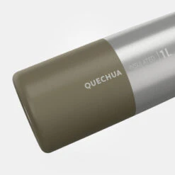 Quechua Gourde Isotherme Inox 1L Bouchon à Ouverture Rapide Pour La Randonnée - Kaki -Outdoor Série Magasin gourde isotherme inox 1l bouchon a ouverture rapide pour la randonnee kaki 2
