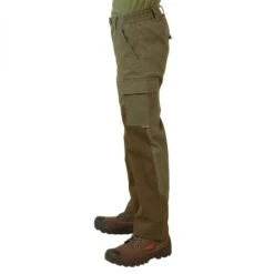 PANTALON RENFORT JUNIOR - 100 VERT ET MARRON -Outdoor Série Magasin pantalon renfort junior 100 vert et marron 4