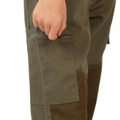 PANTALON RENFORT JUNIOR - 100 VERT ET MARRON -Outdoor Série Magasin pantalon renfort junior 100 vert et marron 7
