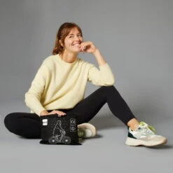 BTWIN PONCHO PLUIE VISIBILITE JOUR NUIT 560 NOIR JAUNE FLUO -Outdoor Série Magasin poncho pluie visibilite jour nuit 560 noir jaune fluo 8