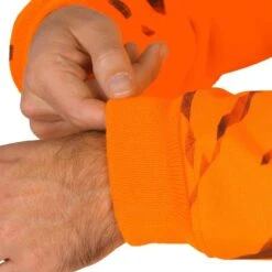 Pull Chasse Renfort Orange Fluo 500 -Outdoor Série Magasin pull chasse renfort orange fluo 500 8