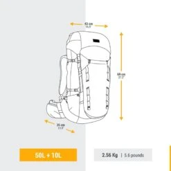 Sac à Dos De Trekking Femme 50+10L - MT900 Symbium -Outdoor Série Magasin sac a dos de trekking femme 5010l mt900 symbium 5