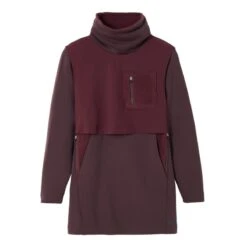 Kalenji Sweat Running Chaud Long Femme - Warm+ Long Marron -Outdoor Série Magasin sweat running chaud long femme warm long marron 5