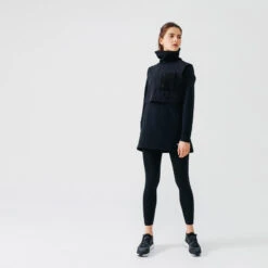 Kalenji Sweat Running Chaud Long Femme - Warm+ Long Noir -Outdoor Série Magasin sweat running chaud long femme warm long noir 2