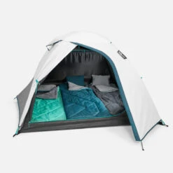 Quechua Tente De Camping - MH100 - 3 Places - Fresh & Black -Outdoor Série Magasin tente de camping mh100 3 places fresh and black 4