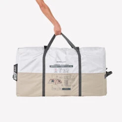 Quechua Tente Gonflable De Camping - Air Seconds 6.3 XXL F&B - 6 Personnes - 3 Chambres -Outdoor Série Magasin tente gonflable de camping air seconds 63 xxl f and b 6 personnes 3 chambres 2