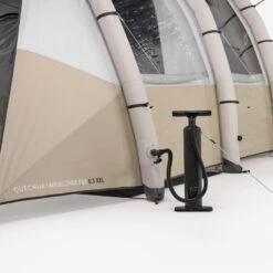 Quechua Tente Gonflable De Camping - Air Seconds 6.3 XXL F&B - 6 Personnes - 3 Chambres -Outdoor Série Magasin tente gonflable de camping air seconds 63 xxl f and b 6 personnes 3 chambres 4