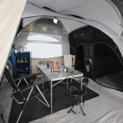 Quechua Tente Gonflable De Camping - Air Seconds 8.4 F&B - 8 Places - 4 Chambres -Outdoor Série Magasin tente gonflable de camping air seconds 84 f and b 8 places 4 chambres 3