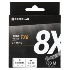TRESSE PECHE AUX LEURRES TX8 GRIS 130M 5 TRESSE PECHE AUX LEURRES TX8 GRIS 130M -Outdoor Série Magasin tresse peche aux leurres tx8 gris 130m 2