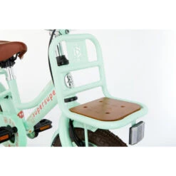 Vélo Enfant SuperSuper Cooper Bamboo - 14 Pouces - Vert Pistache -Outdoor Série Magasin velo enfant supersuper cooper bamboo 14 pouces vert pistache 3