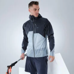 Quechua Veste Ultra Légère De Randonnée Rapide FH 900 Homme Bleu Grise. -Outdoor Série Magasin veste ultra legere de randonnee rapide fh 900 homme bleu grise 2