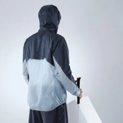 Quechua Veste Ultra Légère De Randonnée Rapide FH 900 Homme Bleu Grise. -Outdoor Série Magasin veste ultra legere de randonnee rapide fh 900 homme bleu grise 3